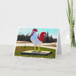 Cluckin’ Unglaublich witzig Chicken Joke Card - Li Dankeskarte