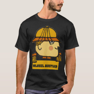 Clue Halloween Colonel Mustard Big Face T-Shirt