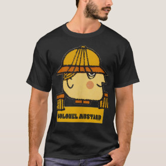 Clue Halloween Colonel Mustard Big Face T-Shirt