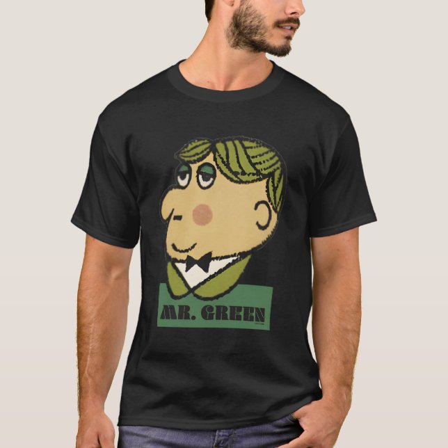 Clue Halloween Mr. Green Big Face T-Shirt (Vorderseite)
