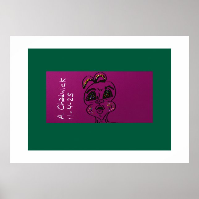 Clueless Bunny Poster (Vorne)