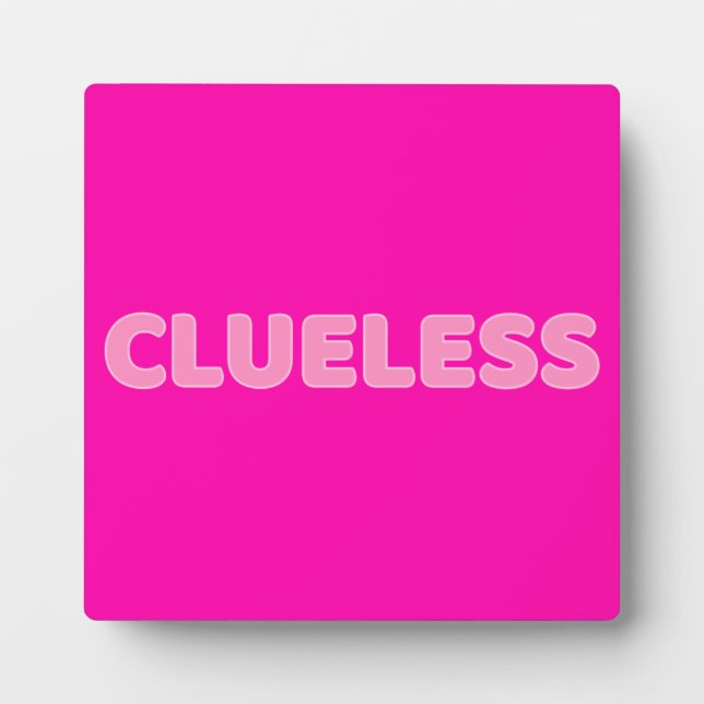 Clueless I Fotoplatte (Vorderseite)