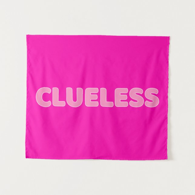 Clueless I Wandteppich (Vorderseite (Horizontal))