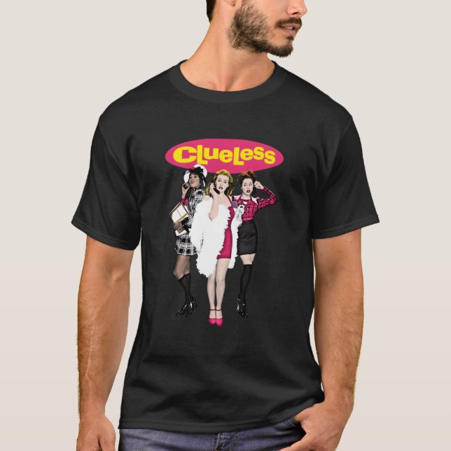 Clueless Vintage Poster T-Shirt (Vorderseite)