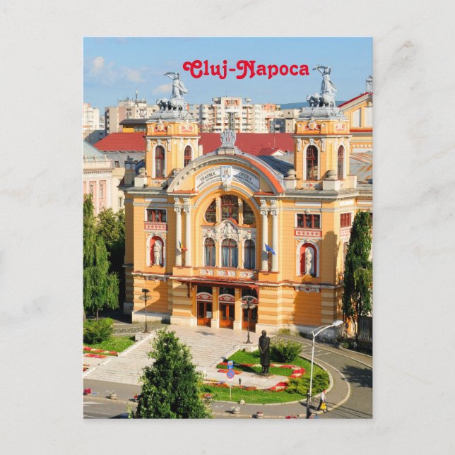Cluj-Napoca, Rumänien Postkarte (Vorderseite)
