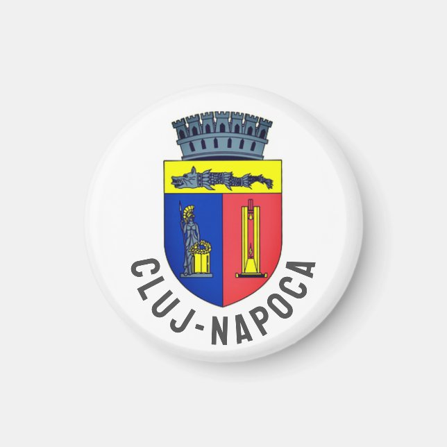 Cluj-Napoca Wappen, Rumänien Magnet (Vorne)