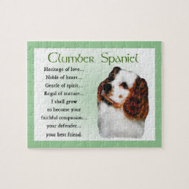Clumber Spaniel Erbe der Liebe Puzzle