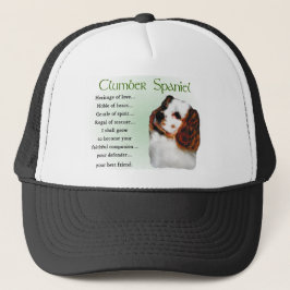 Clumber Spaniel Geschenke Truckerkappe