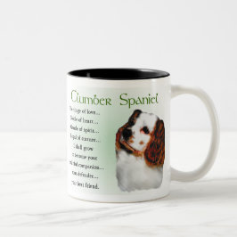 Clumber Spaniel Geschenke Zweifarbige Tasse