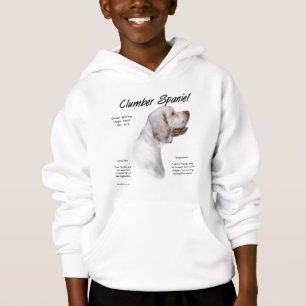 Clumber Spaniel-Geschichtsentwurf Hoodie
