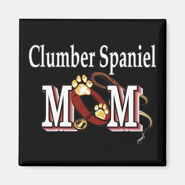 Clumber Spaniel Hund Mama Geschenke Magnet (Vorne)