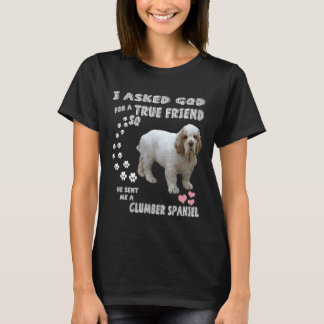 Clumber Spaniel Hund Spaniel Mama Vater Clumber Sp T-Shirt
