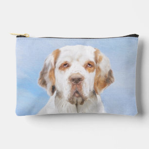 Clumber Spaniel Malerei Niedlich Original Hunde Ku Zubehörtasche