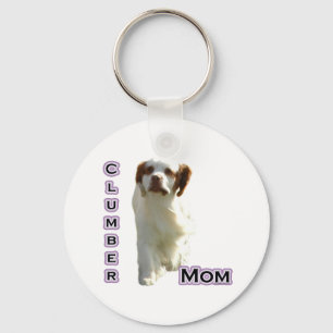 Clumber Spaniel Mama 4 - Schlüsselanhänger