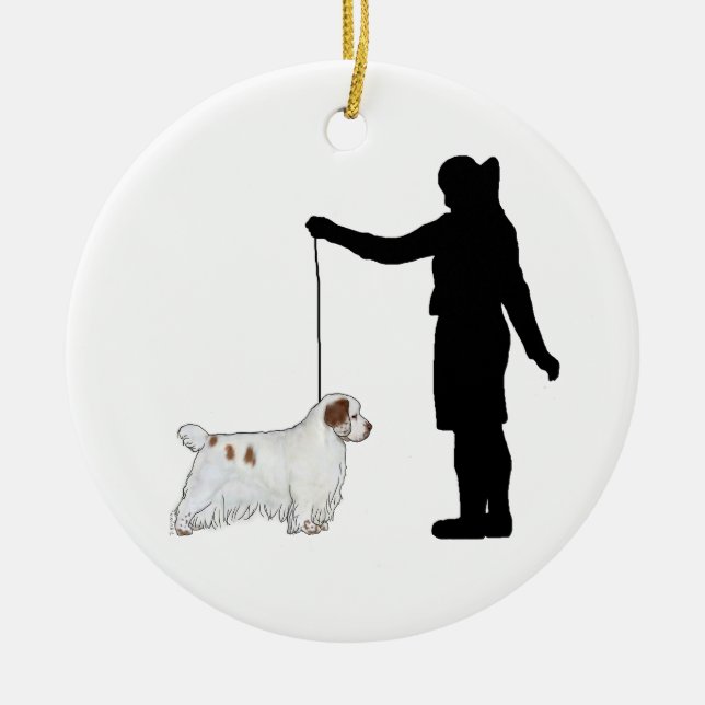 Clumber Spaniel Ornament (Vorne)