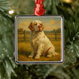 Clumber Spaniel Ornament Aus Metall