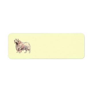 Clumber Spaniel Rücksendeadresse Avery Label