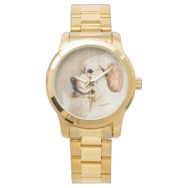 Clumber Spaniel Watch by Hevener Armbanduhr