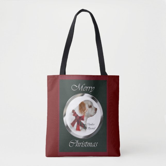 Clumber Spaniel Weihnachten (Vorderseite)