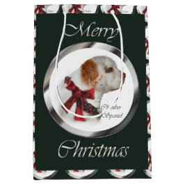 Clumber Spaniel Weihnachten Mittlere Geschenktüte