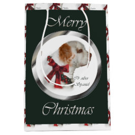 Clumber Spaniel Weihnachten Mittlere Geschenktüte