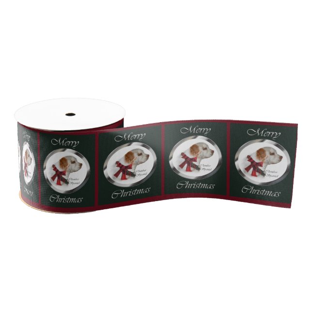 Clumber Spaniel Weihnachten Ripsband (Spule)