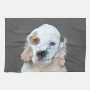 Clumber Spanischmalerei - Niedliche Original Dog A Handtuch