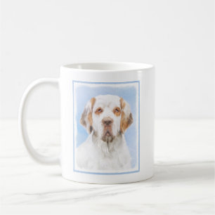 Clumber Spanischmalerei - Niedliche Original Dog A Kaffeetasse