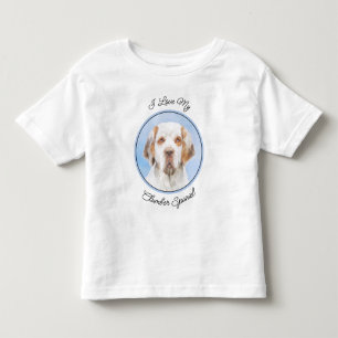 Clumber Spanischmalerei - Niedliche Original Dog A Kleinkind T-shirt