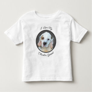 Clumber Spanischmalerei - Niedliche Original Dog A Kleinkind T-shirt