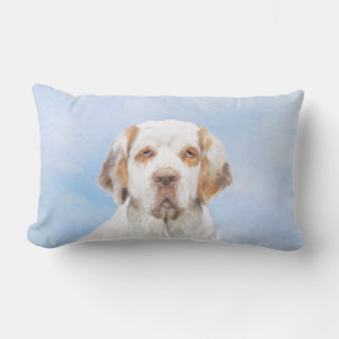 Clumber Spanischmalerei - Niedliche Original Dog A Lendenkissen