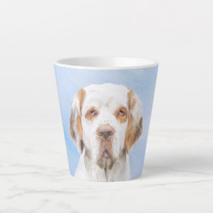 Clumber Spanischmalerei - Niedliche Original Dog A Milchtasse