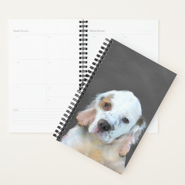 Clumber Spanischmalerei - Niedliche Original Dog A Planer (Anzeige)