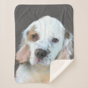 Clumber Spanischmalerei - Niedliche Original Dog A Sherpadecke