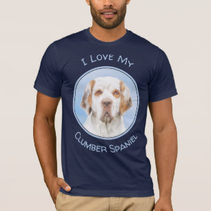 Clumber Spanischmalerei - Niedliche Original Dog A T-Shirt