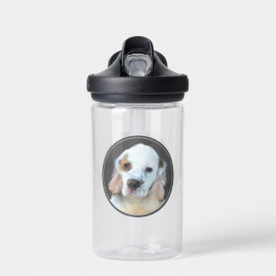 Clumber Spanischmalerei - Niedliche Original Dog A Trinkflasche