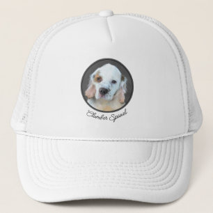 Clumber Spanischmalerei - Niedliche Original Dog A Truckerkappe