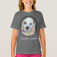 Clumber Spanischmalerei - Niedliche Original Hunde