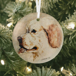 Clumber von Hevener Ornament Aus Glas