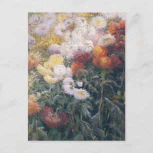 Clump of Chrysanthemums von Gustave Caillebotte Postkarte