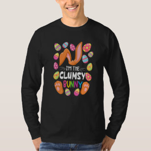 Clumsy Bunny I Family Matching Osteroutfit Party T-Shirt