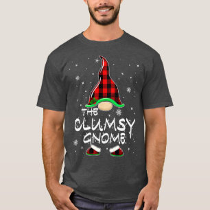 Clumsy Gnome Buffalo Kariert Matching Family Chris T-Shirt