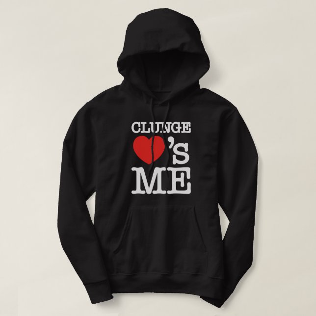 CLUNGE LIEBE ME HOODIE (Design vorne)
