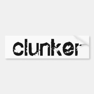 Clunker-Autoaufkleber Autoaufkleber