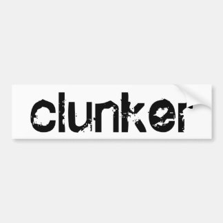 Clunker-Autoaufkleber Autoaufkleber