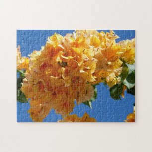Cluster Golden Bougainvillea Floral Puzzle
