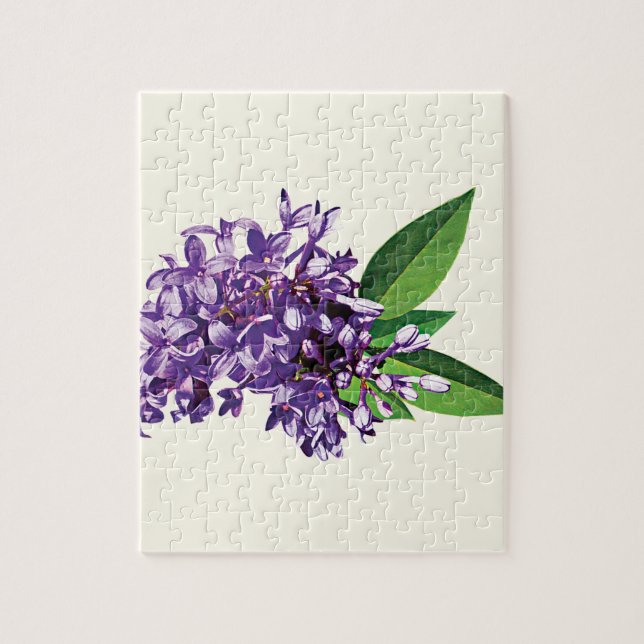 Cluster Lila Lilacs Puzzle (Vertikal)