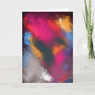 Cluster Red Greeting Card Karte