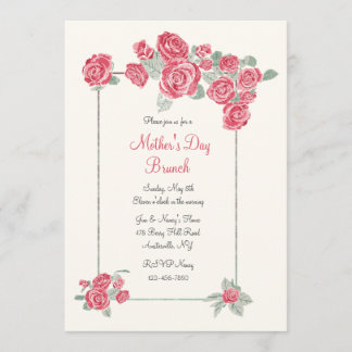 Cluster von Rote Rosen Einladung