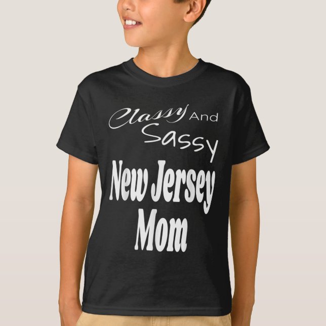 Cly And Sy New Jersey Mom Funny Humor Saying Quote T-Shirt (Vorderseite)